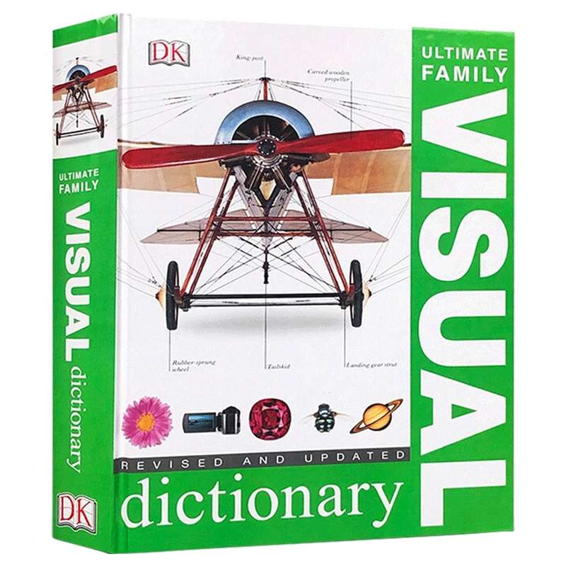 DK视觉图解艺术百科大词典 英文原版 Ultimate Family Visual Dictionary 万物透视图解百科动植物建筑 精装 英文版进口英语书籍