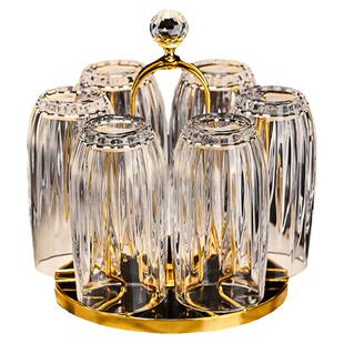 高颜值家用玻璃杯加厚杯子防烫喝水杯耐高温茶杯客厅待客水具套装