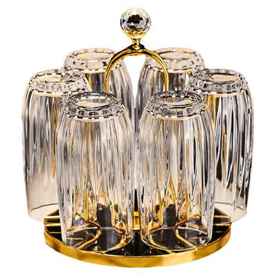 高颜值家用玻璃杯加厚杯子防烫喝水杯耐高温茶杯客厅待客水具套装