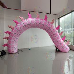 饰充气龙 旦商场游乐园美陈装 新款 龙年生肖吉祥物卡通气模新年元