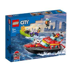 乐高城市消防救援艇60373儿童拼搭积木玩具【6仓正品行货】