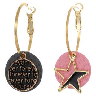 戚薇同款耳环个性耳钉女清新气质高级小众不对称耳坠2024年新款潮