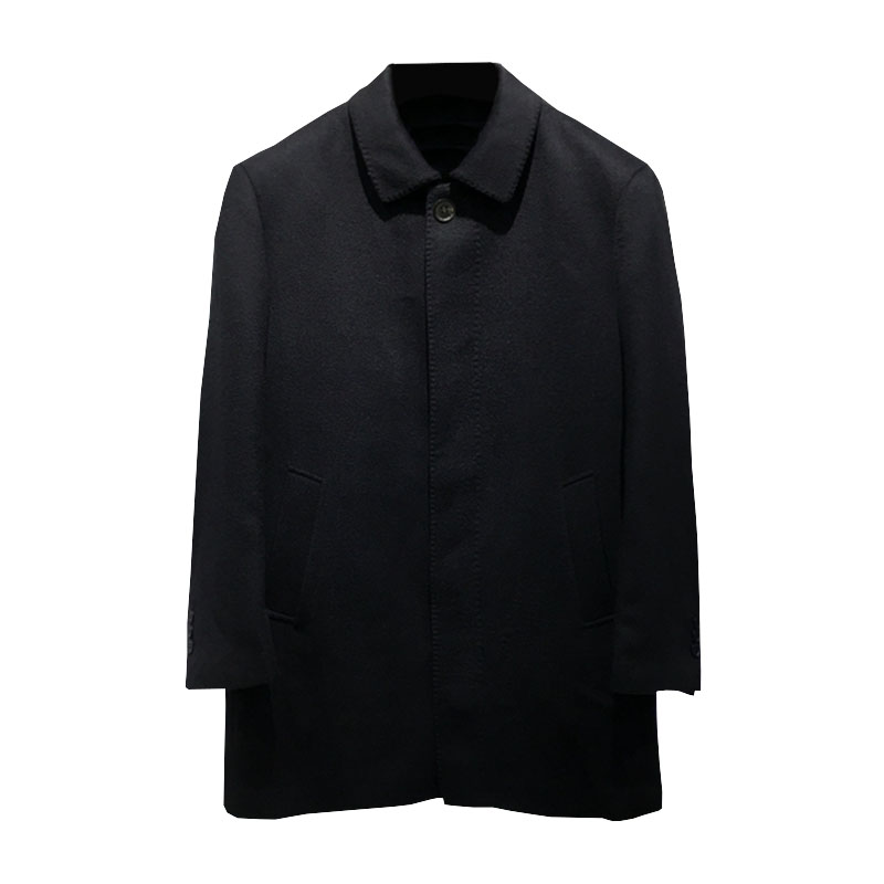 商务日常常规翻领含羊毛羽绒服