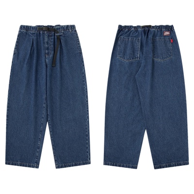 WARMTREES12.9OZ水洗蓝色牛仔长裤