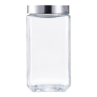 方形玻璃密封罐瓶子食品杂粮坚果泡菜茶叶罐子加厚大玻璃罐玻璃瓶