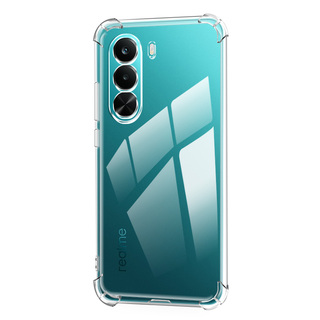 适用realme P4x 5G海外版防摔气囊手机壳真我Realme p4x透明TPU全包边四角气囊壳送膜保护套男女个性外壳