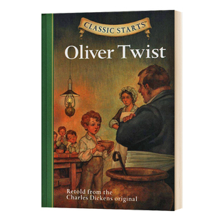Classic Starts Oliver Twist Charles Dickens 开始读经典 雾都孤儿 精装 查尔斯狄更斯 英文原版 儿童文学小说 经典名著英语书籍