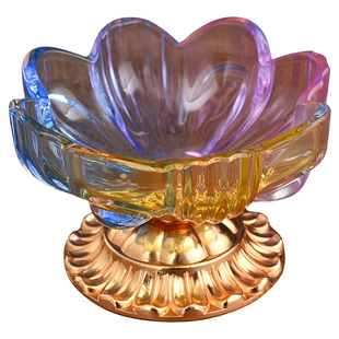 水琉璃佛前供果果盘水果盘供佛盘家用寺庙贡品果盘供奉用品观音