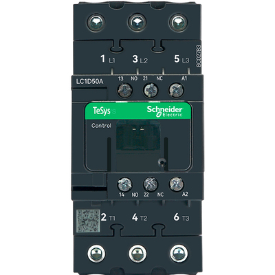 施耐德交流接触器LC1D50AF7C B7 CC7 Q7 三相常开型AC110V220V380