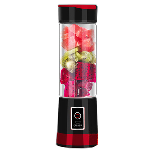 六刀头榨汁机玻璃杯充电式网红电动多功能果汁杯便携式小型榨汁杯