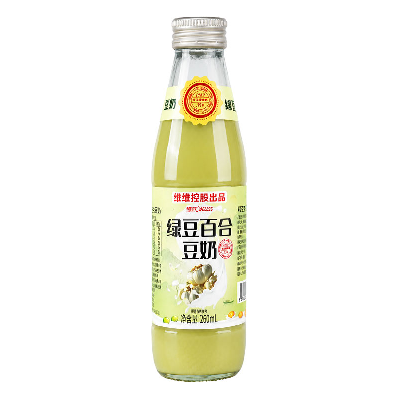 维氏绿豆百合豆奶清爽即食消暑