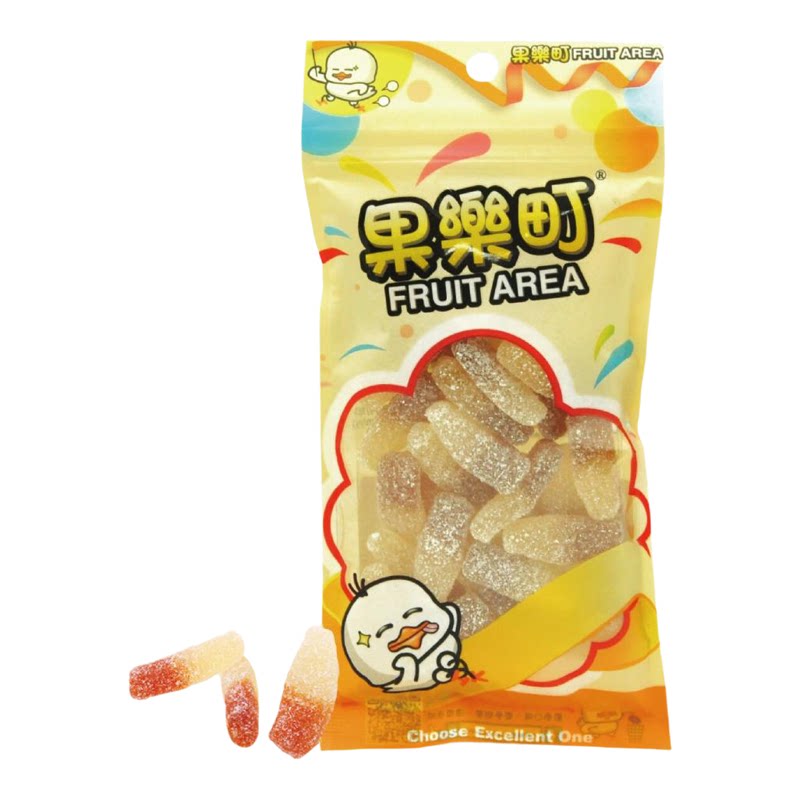 果乐钉香港酸砂可乐橡皮糖85克