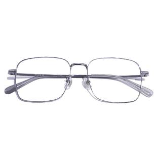 超轻纯钛大脸眼镜框男款可配近视镜有度数眼镜加宽160mm大框镜架