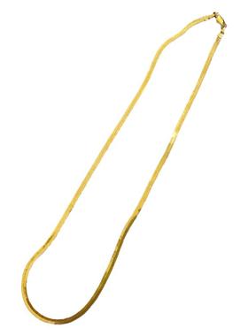 铜蛇骨女久不掉色项链金色短链