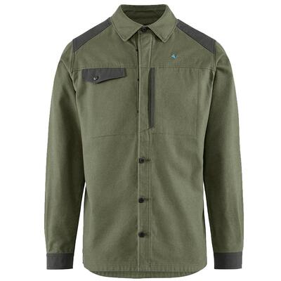 攀山鼠有机棉复古工装衬衫男