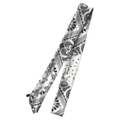 裤链配饰腰果花丝巾腰带