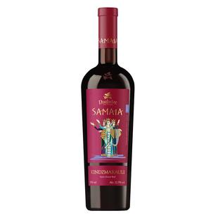 格鲁吉亚原瓶进口晚安微醺红酒法定产区干红半甜红葡萄酒包邮精选