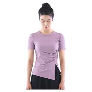 柏屋舞蹈现代舞短袖t恤上衣赵磊IND系列圆领不规则T恤ZL22511007