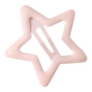 多巴胺星星发夹y2k儿童BB夹彩色五角发卡碎发夹女刘海夹子头饰夏