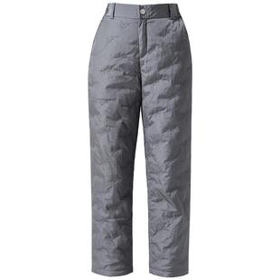 女棉裤羽绒裤女冬外穿时尚2026年新款直筒裤冬季加厚裤子阔腿女裤