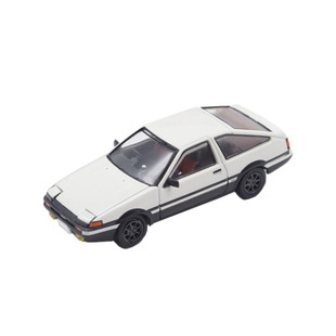 HOBBY JAPAN 1:64 HJ头文字D黑盖翻灯丰田AE86拓海人偶车模型场景