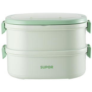 苏泊尔保温饭盒上班族带饭便当盒不锈钢学生保温盒大容量餐盒新款