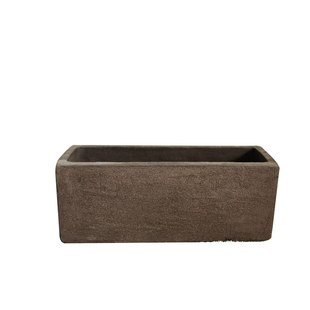 厂家清仓大号紫砂粗陶陶瓷花盆素烧黑色陶罐户外园林景观落地摆件