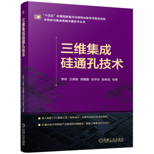 官网现货 三维集成硅通孔技术 硅通孔技术（TSV，Through Silicon Via） 三维集成 后摩尔时代 半导体封装 Chiplet异构集成