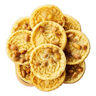 绿滋肴月亮巴粑肴江西特产豆巴子赣州花生巴赣南客家豆饼油炸锅巴