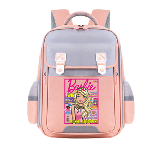 芭比娃娃女生书包 甜美公主风背包 6-16岁学生包 女孩的返校礼物