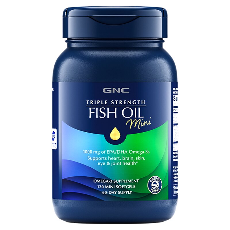 GNC健安喜进口三倍鱼油中老年鱼油/深海鱼油