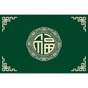 高端入户门地垫进门口室内玄关换鞋防滑创意地垫绿色地毯冬可定制