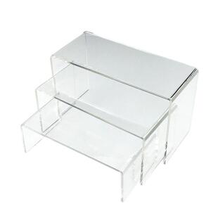 亚克力置物架鞋子包包样品U型架展示架桌面分层架橱柜衣隔板定做