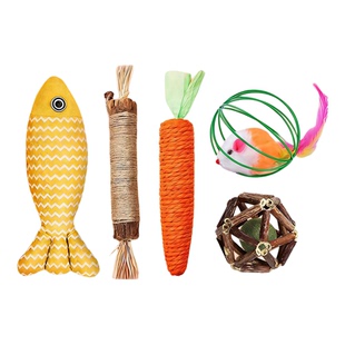 猫玩具自嗨解闷神器猫咪薄荷球仿真鱼木天蓼磨牙棒逗猫棒小猫用品