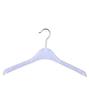 优艺美塑料衣架 服装店用挂架 半透明加厚款防滑成人儿童衣橱裤夹