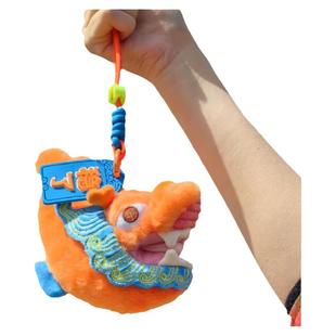 密密主文创 华严寺鸱吻毛绒包挂可爱公仔毛绒玩偶挂件挂饰礼物