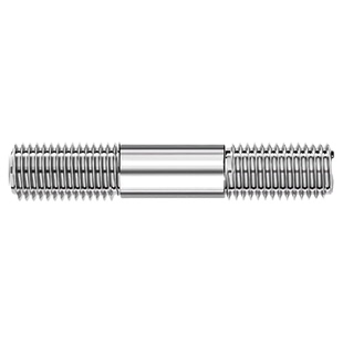 M2M2.5M14M18-M48 304不锈钢双头螺栓螺丝两头牙连接螺杆M27M30mm