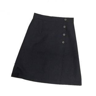 2020夏季新款大码a字裙短裙高腰显瘦百搭职业黑色中长款裙半身裙