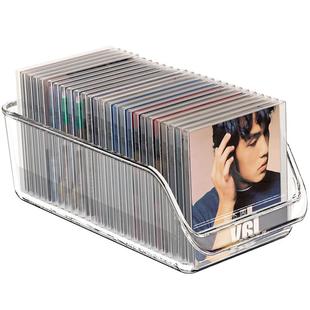 cd碟片架子桌面光碟黑胶唱片光盘磁带收纳盒存放收藏专辑展示架