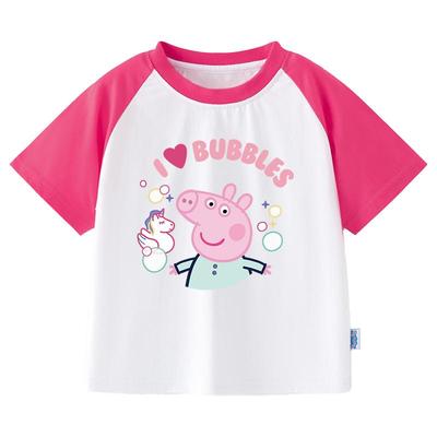 小猪佩奇儿童纯棉短袖T恤夏装