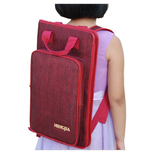 明佳鼓棒包加厚双肩架子鼓棒包成人儿童便携鼓槌套袋可装A4文件夹