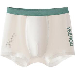 YEEHOO/英氏儿童内裤男童女童夏季平角裤2026新款中大童四角裤