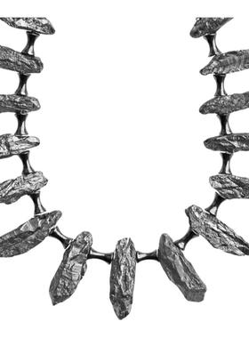 WACKYE天然黑碧玺项链