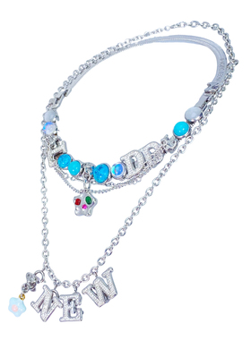 diy字母可换吊坠搭配小程序