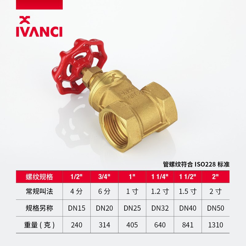 黄铜加厚闸阀水务工程用水闸阀自来水表总阀HPb59-1重型开关闸阀