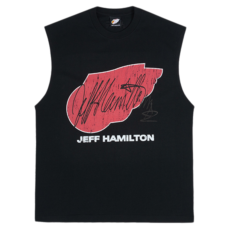 jeffHamilton字母背心坎肩