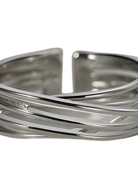 戒指开口ins镀银韩版男