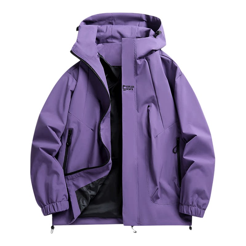 外贸尾单新款春秋男女登山服冲锋衣外套户外潮牌防风