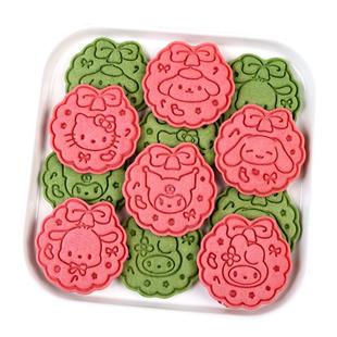 圣诞节花环卡通饼干模具Kt玉桂狗库洛米曲奇翻糖按压家用烘焙工具