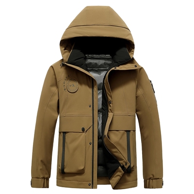 鸭鸭2025年冬季新款休闲短款羽绒